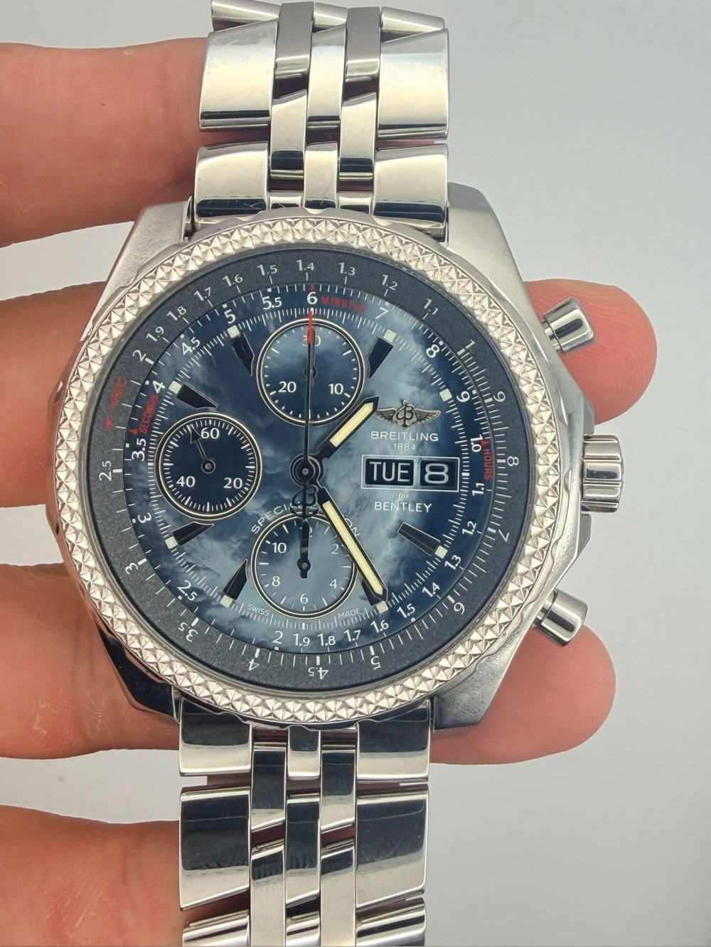 Breitling Bentley Black Mother of Pearl Dial Special Edition